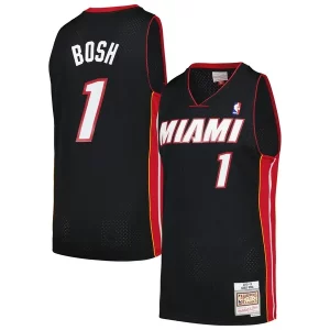 Maravilloso Elegante Chris Bosh Miami Heat 2012/13 Hardwood Classics Swingman Jersey Black  para la gran final