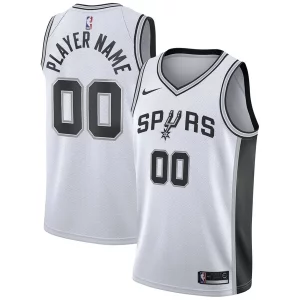 Original Comodo Atractivo San Antonio Spurs Nike 2020/21 Swingman Custom Jersey Association Edition White  para la gran final