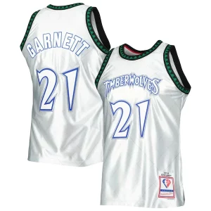 Elegante Sofisticado Kevin Garnett Minnesota Timberwolves 1997/98 Hardwood Classics 75th Anniversary Swingman Jersey Platinum  para la gran final
