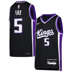 Ideal Perfecto De'Aaron Fox Sacramento Kings Nike Youth Swingman Jersey Icon Edition Purple  para la gran final