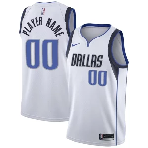 Fantástico Bonito Atractivo Dallas Mavericks Nike Custom Swingman Jersey White Association Edition  para la gran final