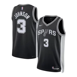 Chulo Genial Maravilloso Keldon Johnson San Antonio Spurs Nike Unisex Swingman Jersey Association Edition Black  para la gran final