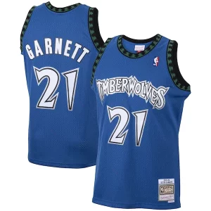 Delicioso Lujoso Kevin Garnett Minnesota Timberwolves 2001/02 Hardwood Classics Swingman Jersey Blue  para la gran final