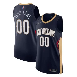 Sofisticado Bonito Maravilloso New Orleans Pelicans Nike 2021/22 Diamond Authentic Custom Jersey Icon Edition Navy  para la gran final