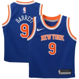 Hermoso Fácil de llevar RJ Barrett New York Knicks Nike Preschool Swingman Player Jersey Icon Edition Blue  para la gran final