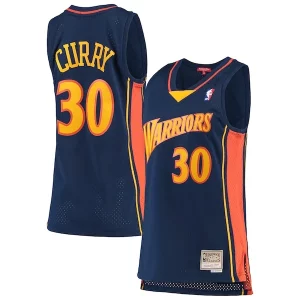 Robusto Stephen Curry Golden State Warriors Women's 2009 10 Hardwood Classics Swingman Jersey Navy  para la gran final