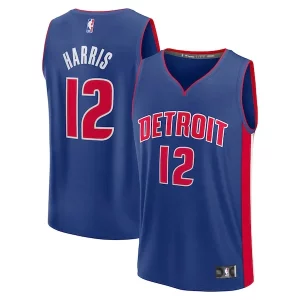 Magnífico Sofisticado Versátil Tobias Harris Detroit Pistons Fast Break Replica Player Jersey Icon Edition Blue  para la gran final