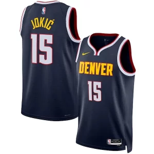 Clásico Fantástico Original Nikola Jokic Denver Nuggets Nike Unisex Swingman Jersey Icon Edition Navy  para la gran final