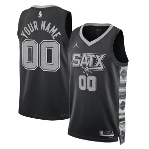 Exquisito Clásico Comodo San Antonio Spurs Jordan Brand Unisex 2022/23 Swingman Custom Jersey Statement Edition Black  para la gran final