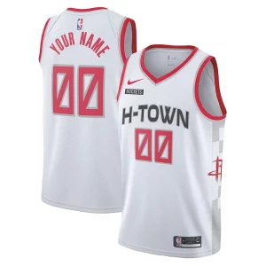 Robusto Perfecto Maravilloso Houston Rockets Nike 2019/20 Swingman Custom Jersey White City Edition  para la gran final
