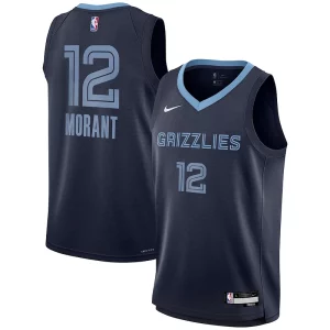 Sofisticado Perfecto Ja Morant Memphis Grizzlies Nike Youth Swingman Jersey Icon Edition Navy  para la gran final