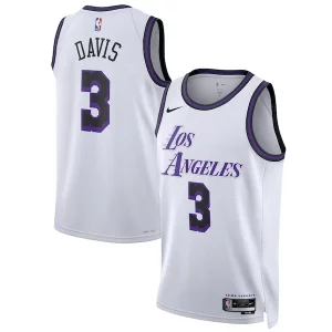 Magnífico Versátil Anthony Davis Los Angeles Lakers Nike Unisex 2022/23 Swingman Jersey City Edition White  para la gran final