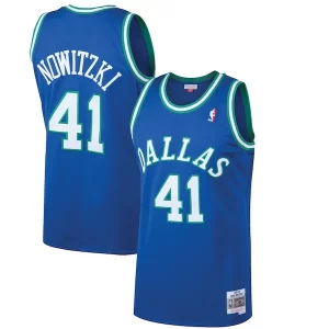 Estupendo Duradero Dirk Nowitzki Dallas Mavericks 1998/99 Hardwood Classics Swingman Jersey Blue  para la gran final