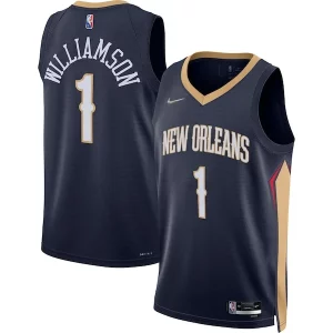 Cool Exquisito Zion Williamson New Orleans Pelicans Nike 2021/22 Diamond Swingman Jersey Icon Edition Navy  para la gran final