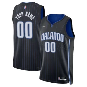 Estupendo Original Orlando Magic Nike 2021/22 Diamond Swingman Custom Jersey Icon Edition Black  para la gran final