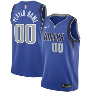 Chulo Dallas Mavericks Nike Swingman Custom Jersey Blue Icon Edition  para la gran final