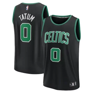 Estupendo Bonito Maravilloso Jayson Tatum Boston Celtics Fast Break Replica Player Jersey Statement Edition Black  para la gran final