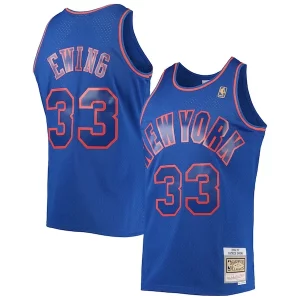 Elegante Resistente Fácil de llevar Patrick Ewing New York Knicks 1996/97 Hardwood Classics Swingman Jersey Blue  para la gran final