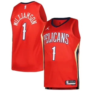 Sofisticado Encantador Lujoso Zion Williamson New Orleans Pelicans Jordan Brand Swingman Player Jersey Statement Edition Red  para la gran final