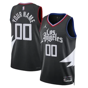 Clásico LA Clippers Jordan Brand Unisex 2022/23 Swingman Custom Jersey Statement Edition Black  para la gran final