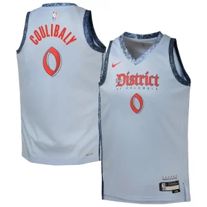 Genial Estupendo Bilal Coulibaly Washington Wizards Nike Youth 2024/25 Swingman Player Jersey City Edition Light Blue  para la gran final