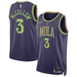 Bonito Estupendo Perfecto CJ McCollum New Orleans Pelicans Nike Unisex 2024/25 Swingman Player Jersey City Edition Purple  para la gran final