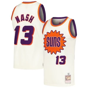 Duradero Exquisito Steve Nash Phoenix Suns Chainstitch Swingman Jersey Cream  para la gran final