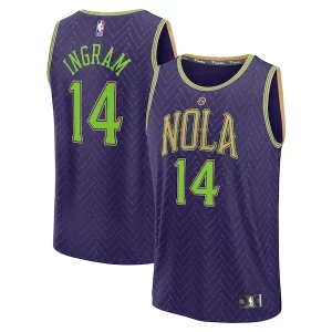 Fácil de llevar Brandon Ingram New Orleans Pelicans 2024/25 Fast Break Player Jersey City Edition Purple  para la gran final