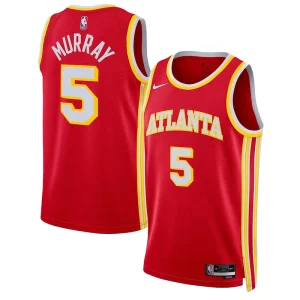 Versátil Robusto Magnífico Dejounte Murray Atlanta Hawks Nike Unisex Swingman Jersey Association Edition Red  para la gran final
