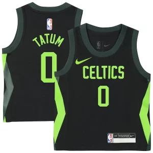 Fantástico Cool Práctico Jayson Tatum Boston Celtics Nike Toddler 2024/25 Swingman Player Jersey City Edition Black  para la gran final