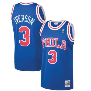 Versátil Hermoso Allen Iverson Philadelphia 76ers 1996/97 Hardwood Classics Swingman Jersey Royal  para la gran final