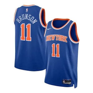 Duradero Exquisito Jalen Brunson New York Knicks Nike Unisex Swingman Jersey Icon Edition Blue  para la gran final