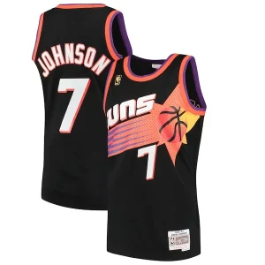 Original Práctico Kevin Johnson Phoenix Suns 1996/97 Hardwood Classics Swingman Jersey Black  para la gran final