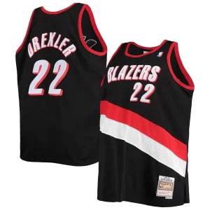 Delicioso Exquisito Clyde Drexler Portland Trail Blazers 1991/92 Big & Tall Hardwood Classics Swingman Jersey Black  para la gran final