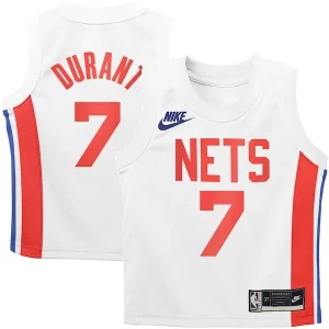 Robusto Cool Kevin Durant Brooklyn Nets Nike Preschool 2022/23 Swingman Jersey White Classic Edition  para la gran final