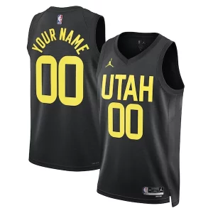 Exquisito Clásico Utah Jazz Jordan Brand Unisex 2022/23 Swingman Custom Jersey Statement Edition Black  para la gran final