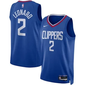 Fantástico Encantador Único Kawhi Leonard LA Clippers Nike Unisex Swingman Jersey Icon Edition Royal/White  para la gran final
