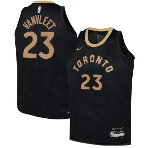 Resistente Fred VanVleet Toronto Raptors Nike Youth 2022/23 Swingman Jersey City Edition Black  para la gran final