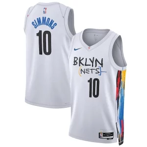 Encantador Ben Simmons Brooklyn Nets Nike Unisex 2022/23 Swingman Jersey City Edition White  para la gran final