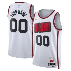 Estupendo Bonito Exquisito Houston Rockets Nike Unisex 2024/25 Custom Swingman Jersey City Edition White  para la gran final