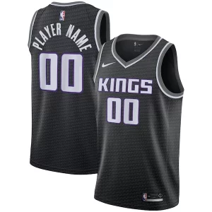 Práctico Clásico Ideal Sacramento Kings Nike Swingman Custom Jersey Black Statement Edition  para la gran final