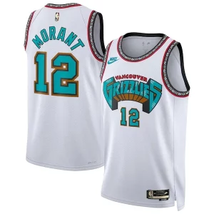 Encantador Ja Morant Memphis Grizzlies Nike Unisex 2024/25 Swingman Jersey White Classic Edition  para la gran final