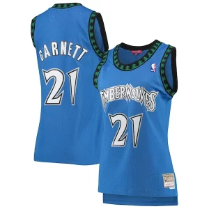 Comodo Robusto Kevin Garnett Minnesota Timberwolves Women's Hardwood Classics Swingman Jersey Blue  para la gran final