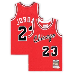 Genial Comodo Michael Jordan Chicago Bulls Preschool Hardwood Classics 1984/85 Authentic Swingman Jersey Red  para la gran final