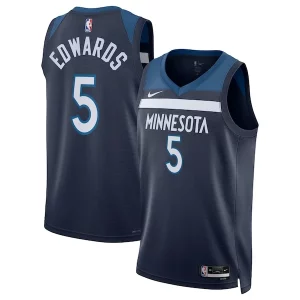 Chulo Comodo Único Anthony Edwards Minnesota Timberwolves Nike Unisex Swingman Replica Jersey Icon Edition Navy  para la gran final