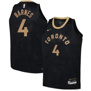 Lujoso Scottie Barnes Toronto Raptors Nike Youth 2022/23 Swingman Jersey City Edition Black  para la gran final