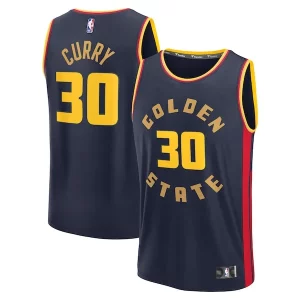 Genial Bonito Stephen Curry Golden State Warriors 2024/25 Fast Break Player Jersey City Edition Navy  para la gran final