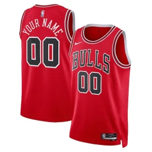 Atractivo Elegante Chicago Bulls Nike Unisex Swingman Custom Jersey Red Icon Edition  para la gran final