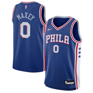 Práctico Tyrese Maxey Philadelphia 76ers Nike Youth Swingman Jersey Icon Edition Royal  para la gran final