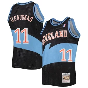 Elegante Zydrunas Ilgauskas Cleveland Cavaliers Hardwood Classics Swingman Jersey Black  para la gran final